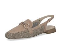 CAPRICE Women's Ballerinas with Heel, Brown (BARK Comb), 6.5 UK