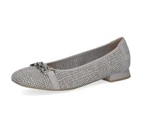 CAPRICE Women's Ballerinas with Heel, Gray (LT.Grey Comb), 7.5 UK