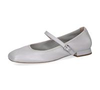 CAPRICE Women's Ballet Flats in Leather, Blue (LT.BLU.PER.DEE), 5 UK