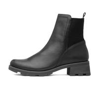 CAPRICE Womens Black Leather Zip Up Ankle Boot - Size 4 UK - Black