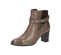 CAPRICE Women's Boot Heel 9-25355-43 Ankle, Taupe Nappa, 7.5 UK