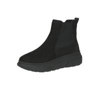 CAPRICE Women's Chelsea boots with zipper comfortable, Black (Black Nubuc), 5 UK