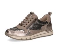 CAPRICE Women's Damen 9-23757-45 Sneaker, Taupe Met Comb, 6.5 UK
