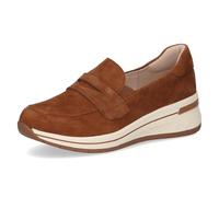 CAPRICE Women's Damen 9-24201-45 Loafer, Cognac Suede, 7.5 UK