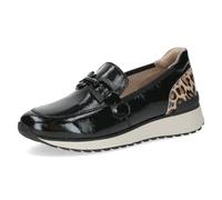 CAPRICE Women's Damen 9-24700-43 Loafer, Black Naplak, 6.5 UK