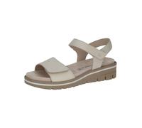 CAPRICE Women's Damen 9-28712-44 Flat Sandal, Off-White Nappa, 3.5 UK