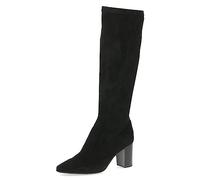 Caprice Women's Damen Long Boot Flat 9-25547-41 Knee High, Black Stretch, 3 UK