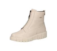 CAPRICE Women's Flat Boot 9-25352-43 Mid Calf, Ecru Nappa, 3.5 UK