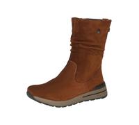 CAPRICE Women's Flat Boot 9-25412-43 Mid Calf, Nut Suede, 6 UK