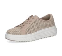 CAPRICE Women's Flat Sneakers, Beige (Beige Comb), 5 UK