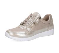 CAPRICE Women's Flat Sneakers, Beige (Taupe Comb), 5 UK