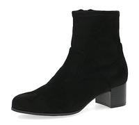CAPRICE Women's heeled ankle boots with zipper Vegan, Black (Black Stretch), 5 UK