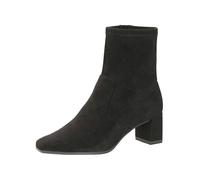 CAPRICE Women's heeled ankle boots with zipper Vegan, Black (Black Stretch), 6 UK