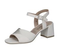 Caprice women's heeled sandal in leather, Yellow (VANILLA COMB), 6 UK
