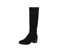 Caprice Women's high boots with heel knee-high Vegan, Black (Black Stretch), 7.5 UK