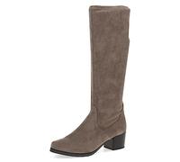 Caprice Women's high boots with heel knee-high Vegan, Brown (Cafe Stretch), 5 UK