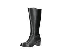 CAPRICE Women's high boots with heel with zipper elegant, Black (Black Nappa), 3.5 UK