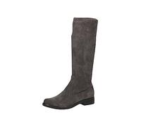 CAPRICE Women's high boots without heel Knee-high Vegan, Gray (Dk Grey Str.), 5.5 UK