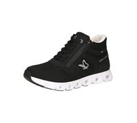 CAPRICE Women's Lace Boot Flat 9-25221-43 Ankle, Black (Black Comb), 6.5 UK