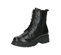 CAPRICE Women's Lace Boot Heel 9-25218-43 Ankle, Black (Black Nappa), 7.5 UK