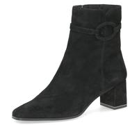 CAPRICE Women's leather ankle boots elegant, Black (Black Suede), 5 UK