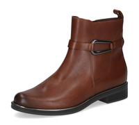 CAPRICE Women's leather ankle boots with decorative buckle