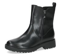 CAPRICE Women's leather ankle boots with thermal insole, Black (Black Nappa), 6 UK