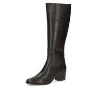 CAPRICE Women's leather boots with block heel, Brown (Dk Brown Nappa), 5 UK
