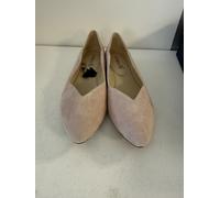Caprice Women's Leather Flat Ballet Pumps, Pastel Pink, UK 5