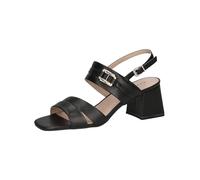 CAPRICE Women's Leather Heeled Sandals Elegant, Black (Black Nappa), 5 UK