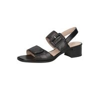 CAPRICE Women's Leather Heeled Sandals Elegant, Black (Black Nappa), 6.5 UK