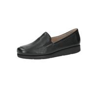 CAPRICE Women's Leather Loafers Elegant, Black (Black Nappa), 5 UK