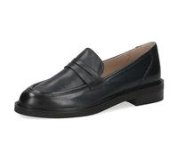 CAPRICE Women's Leather Loafers Elegant, Blue (Ocean Softnap.), 6 UK