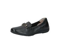 CAPRICE Women's 9-24654-42 Loafer Flat, Black (Black Leather), 5 UK