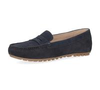 CAPRICE Women's Leather Moccasins Elegant, Blue (Ocean Suede), 5 UK