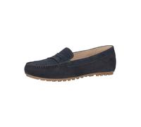 CAPRICE Women' 9-24651-42 Loafer Flat, Ocean Suede, 7.5 UK