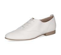 CAPRICE Women's Leather Oxford, White (White Nappa), 7.5 UK