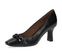 CAPRICE Women's Leather Pumps with Stiletto Heel, Black (Black Nappa), 6 UK