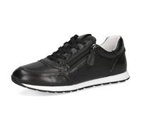 CAPRICE women's leather sneakers, Black (BLACK SOFTNAP.), 8 UK