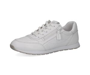 CAPRICE Women's Leather Sneakers, White (White SOFTNAP.), 6 UK