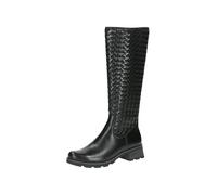 CAPRICE Women's Long Boot Flat 9-25606-43 Knee High, Black (Black Nappa), 7.5 UK