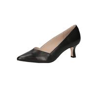 CAPRICE Women's Pointed Leather Pumps, Black (Black Nappa), 5 UK