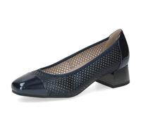 CAPRICE Women's Pumps with Heel, Blue (Navy PERL COM), 7 UK
