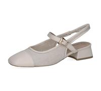 CAPRICE Women's Pumps with Heel, Yellow (Vanilla/OFFWH.), 5 UK