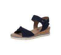 CAPRICE Women's Sandals 9-9-28700-20 G Width, Ocean Suede, 8 UK