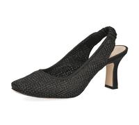CAPRICE Women's Slingback Pumps Elegant Without Fastening, Black (Black Comb), 4 UK