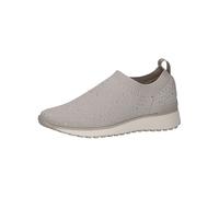 CAPRICE Women's Slip-on Sneakers Without Laces for Slipping on, Gray (Lt Grey Knit), 5 UK