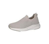 CAPRICE Women's Slip-on Sneakers Without Laces for Slipping on, Gray (Lt Grey Knit), 7.5 UK