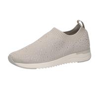 CAPRICE Women's Slip-on Sneakers Without Laces for Slipping on, Gray (Pebble Knit), 6 UK