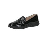 CAPRICE Women's Slipper 9-24651-43 Loafer, Black Croco, 4 UK